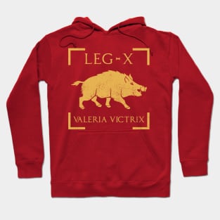 Legio XX Valeria Victrix Boar Emblem Roman Legion Hoodie